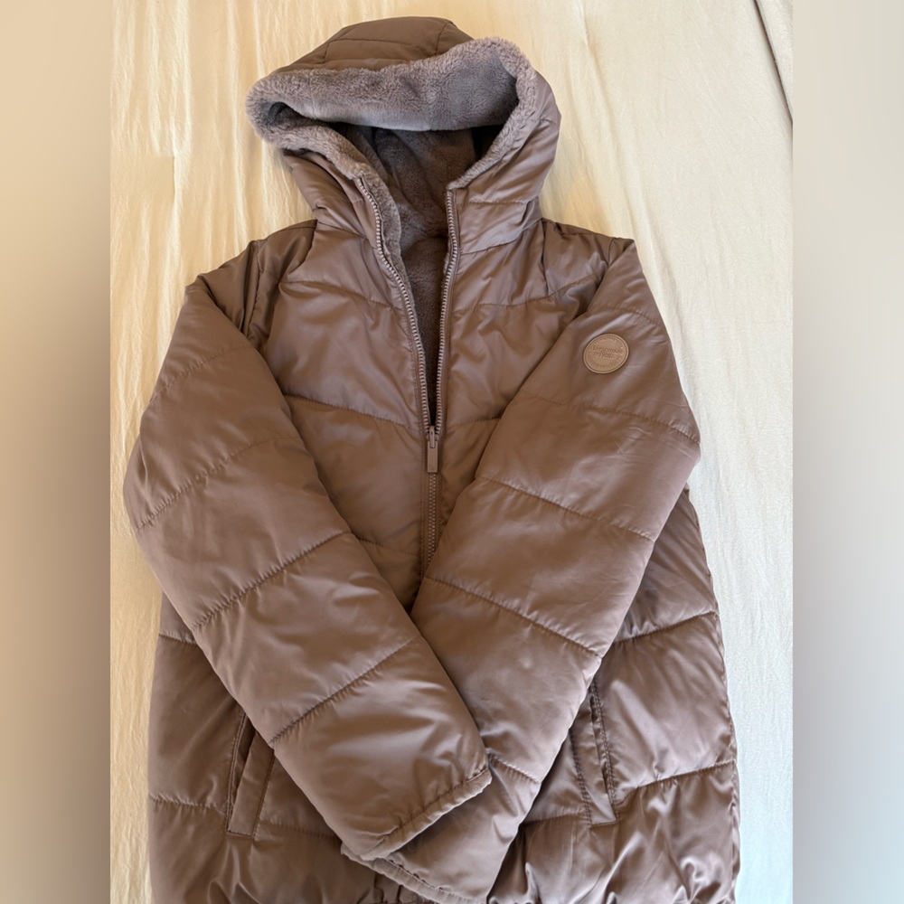 Abercrombie Kids Brown Puffer Jacket